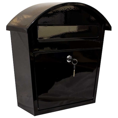 Qualarc Ridgeline locking mailbox in Black color WF-PM16-BL